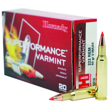 Hornady 222 Rem 50 Gr V-MAX Superformance