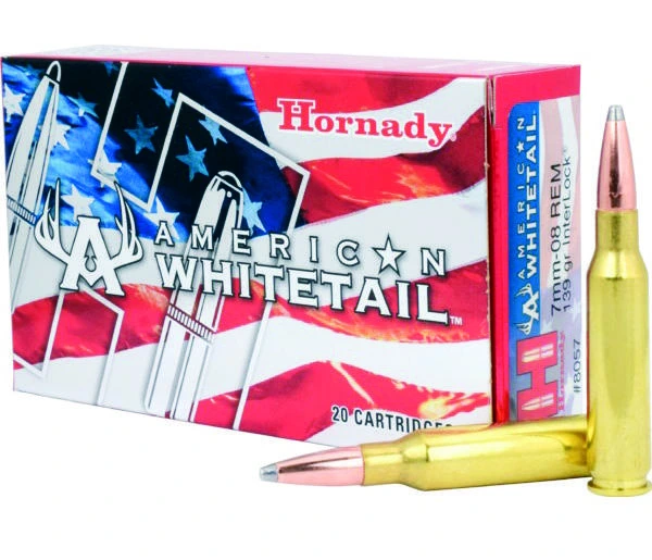 Hornady 7mm-08 Rem 139 Gr InterLock American Whitetail