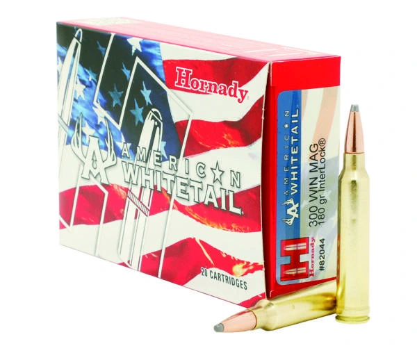 Hornady 300 Win Mag 180 Gr InterLock American Whitetail