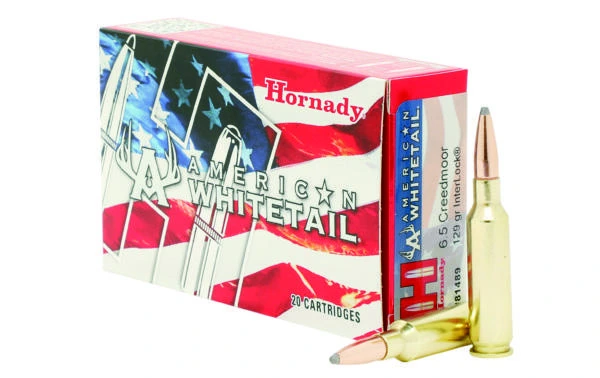 Hornady 6.5 Creedmoor 129 Gr InterLock American Whitetail