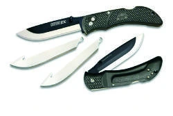 Outdoor Edge Model OX-10C Razor-Onyx 3.5”Black, 3 Blade