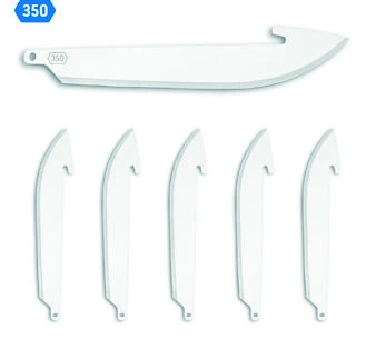 Outdoor Edge Model RR-6 Drop Point Blade Pack 3.5”, 6 Blades