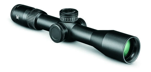 Vortex Venom VEN-31502 3–15×44 Rifle Scope First focal plane illuminated EBR-7C MOA reticle, premium lenses with ArmorTek coating, precision zero-reset turrets, IPX7 waterproof rating.